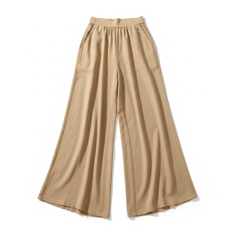 Wide - Leg Palazzo Pants - Emli
