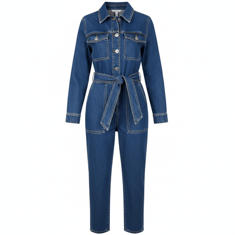 Denim Jumpsuit - Emli