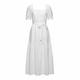 Linen Midi Dress - Emli