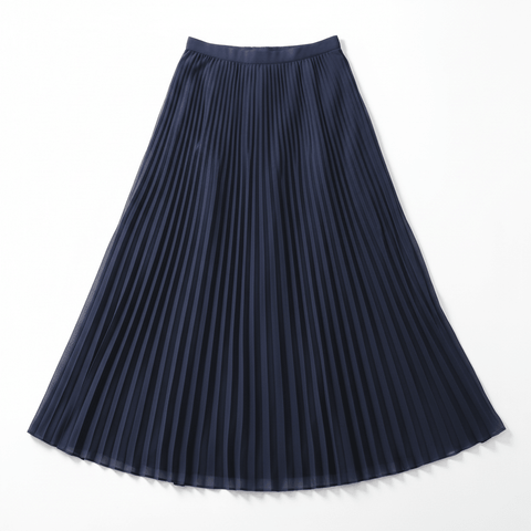 Pleated Midi Skirt - Emli