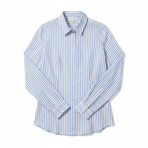 Striped Button - Up Shirt - Emli